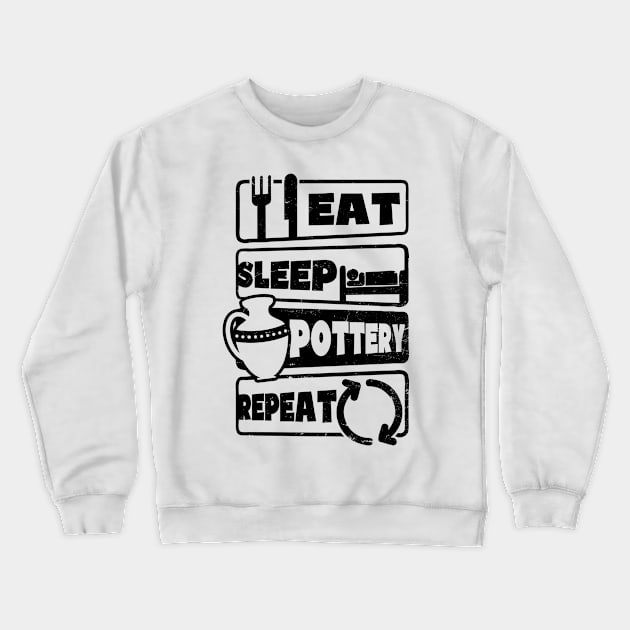 Potter Shirt | Eat Sleep Repeat Crewneck Sweatshirt by Gawkclothing